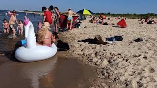 Stogi Plaża Gdańsk I Gdansk Beach Stogi Poland July 2021 [upl. by Trisha]