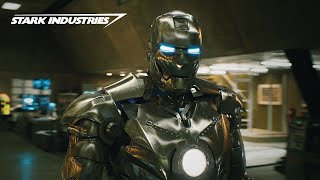 Iron Man  Suit Up Scene  Mark II Armor [upl. by Nirad139]