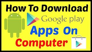 How To Download PlaystoreApk Apps On Computer  Hindi [upl. by Eluk]