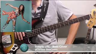 Leony Simple Life live version  Bass Cover 🎧 [upl. by Nerrol]