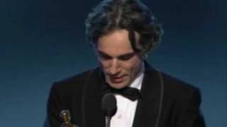 Daniel DayLewis winning an Oscar® for quotThere Will Be Bloodquot [upl. by Sosthena326]