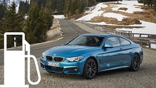 BMW 440i Coupe  fuel consumption city 90 120 140 kmh  1001cars [upl. by Norehs]