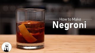 How to Make a Negroni  Black Tie Kitchen [upl. by Brenza]