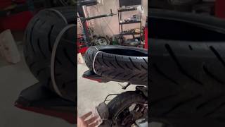 New Michelin tyre for R15v3  YG MOTOVLOGS  telugumotovlogs automobile v3 michelin short feed [upl. by Ranson]