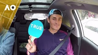 Bernard Tomic Kia Open Drive  Australian Open 2017 [upl. by Maurie]