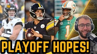 Steelers Playoff Hopes Come Down to Three Teams [upl. by Sirotek]