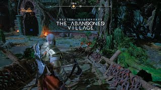 THE ABANDONED VILLAGE God of war RAGNAROK Gameplay ON PC [upl. by Derron]