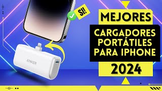 ✅ Mejores CARGADORES PORTÁTILES para iPhone 🔥 TOP 5 2024 NO COMPRES sin ver esto [upl. by Tteve]