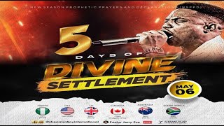 5 DAYS OF DIVINE SETTLEMENT  DAY 1  NSPPD  6TH MAY 2024 [upl. by Eiramnerual773]