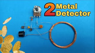 2 Diy metal detector  2 simple and easy metal detector [upl. by Celestina]