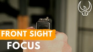 Front Sight Focus  How To Instantly Shoot Like a Navy SEAL [upl. by Ahsinev]