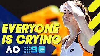 French veteran leaves everyone in tears in alltime postmatch interview  Australian Open 2022 [upl. by Hare321]