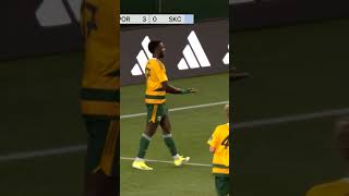 Tega Ikoba gets his hattrick against Sporting KC II [upl. by Ewolram618]