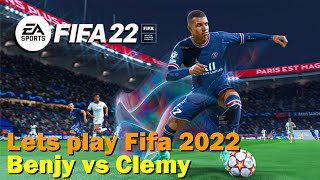 Lets Play Fifa sur switch 2022 benjy vs clemy [upl. by Angle]