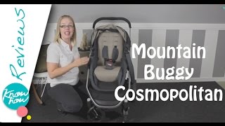 Mountain Buggy Cosmopolitan Stroller Review Mountain Buggys Urban Buggy [upl. by Arehs]