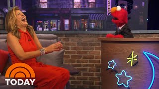 Elmo Interviews Hoda Kotb TODAY Shares A Look  TODAY [upl. by Joellen]