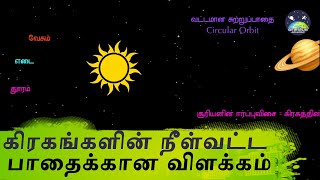 கிரகங்கள் ஏன் நீள்வட்டப்பாதையில் சூரியனை சுற்றுகின்றன  why planets have a elliptical orbit in tamil [upl. by Xaviera822]