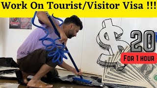 Can we Work On Tourist Visa in canada 2024 🇨🇦🍁  Car Wash Center  Minimum Wage [upl. by Nylyrehc]