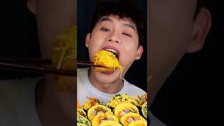 Massive Bites from Bonggil🤩✨ mukbang kimbap ramyeon friedshrimp koreanfood youtubeshorts [upl. by Gracie]