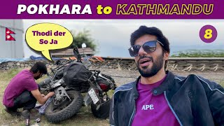 Pokhara to Kathmandu ka Rasta Adventurous tha but   India to Nepa Ride [upl. by Zimmer161]