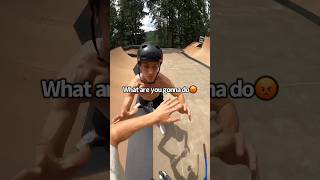 Bro was MAD😡short scooter redbull skate shorts insane viral scoot [upl. by Onitsirc]