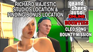 RICHARDS MAJESTIC STUDIOS LOCATION MOST WANTED CLEO SONG MISSIONBOTTOM DOLLAR BOUNTIES GTA ONLINE [upl. by Solita104]