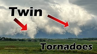 Elgin Illinois Twin Tornadoes  71223 [upl. by Akeylah]