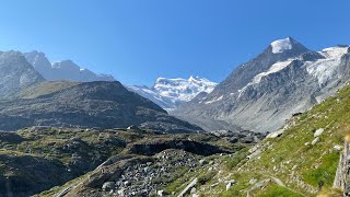 Chemin des cols alpins  Alpenpässeweg De StGingolph à lhôtel Weisshorn dans le Val dAnniviers [upl. by Eeldarb152]