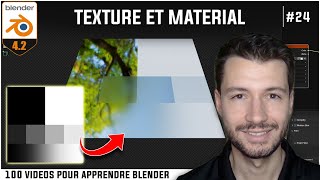 24  TEXTURE ET MATERIAL  Apprendre Blender en 100 vidéos TUTO FR [upl. by Eimilb]