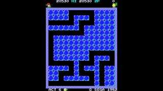 Arcade Game Pengo 1982 Sega [upl. by Jacintha]