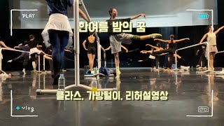 발레 클라스 부터 가방털이 리허설까지 보는 한여름 밤의 꿈 ballet balletclass 브이로그 일상 서울시발레단 [upl. by Irb]