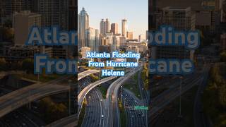 Atlanta Flooding First Ever Flash Flood Warning Hurricane Helene atlantaflooding hurricanehelene [upl. by Caren]