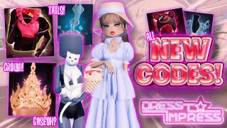 ALL NEW DRESS TO IMPRESS CODES  HOW TO GET THE NEW MERMAID TAILS SUMMER UPDATE PART 2  DTI [upl. by Orgell]