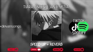 TIARA ANDINI  JANJI SETIA SONG TIKTOK 🎶🥀  SPEED UP  REVERB [upl. by Damal]