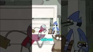 Rigby punches Benson ￼ [upl. by Shanda]