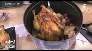 RECETTE  Poularde de Saint Sever aux fruits dAutomne [upl. by Nesahc]