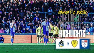 Match Highlights  Rovers 12 Burton Albion [upl. by Hutchinson728]