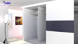 How to install Wardrobe Sliding Doors with Bullers Mars System Track kit  DIY Tutorial [upl. by Secnarf]