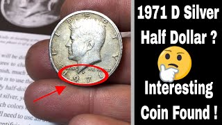 1971 D Silver Planchet Error Found Interesting Find For Sure [upl. by D'Arcy193]