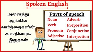 Parts of speech in Tamil  Basic English grammar  Ultramind [upl. by Alleber]