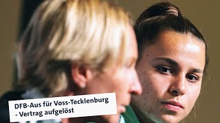 News Danke Martina Voss Tecklenburg 🇩🇪DFB Frauen Bundestrainerin Mannschaft Deutschland Fussball [upl. by Jonell]