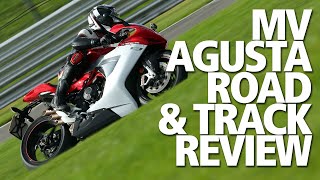 Flat out on the MV Agusta F3 800  Top speed road and track review [upl. by Nakah]