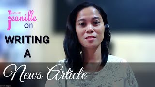 HOW TO WRITE A NEWS ARTICLE  CAMPUS JOURNALISM [upl. by Adriane]