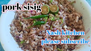 pork sisig recipe  how to cook filipino pork sisig  panlasang pinoy [upl. by Ahders843]