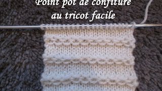 TUTO POINT CHAINETTE OU CONFITURE AU TRICOT stitch knitting PUNTO TEJIDO DOS AGUJAS [upl. by Ponzo]