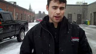 Tight Commercial Lot Plowing Tips [upl. by Ynnig]