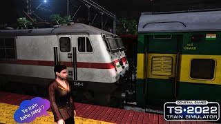 MUMBAI GARIBRATH EXPRESS NIGHT JOURNEY  WCR Train Simulator 2022 [upl. by Chari]