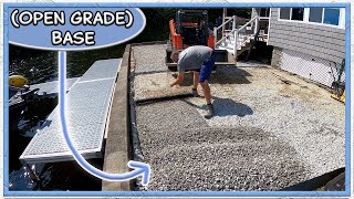 How To Properly Prepare the Base for Concrete Pavers  quotOpen Grade Basequot [upl. by Macnamara]