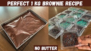 Less cost perfect 1 kg Brownie recipe  Cost of my brownies  No butter  தமிழ்  With English subs [upl. by Irroc]