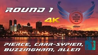 2015 Ledgestone Open Round 1 Pierce CarrSypien Buzzingham Allen 4K [upl. by Macleod]